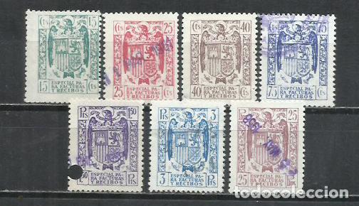 Sellos: 4012-FISCALES SPAIN REVENUE 1939 FACTURAS RECIBOS EDIFIL ALEMANY 18,00&euro;.