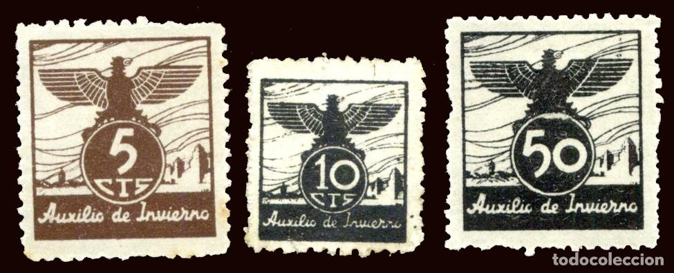 Sellos: Espa&ntilde;a - Auxilio Invierno - Edi ** 1/3