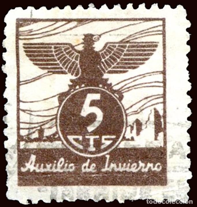 Sellos: Espa&ntilde;a - Auxilio Invierno - Edi o 2 - 5 cts.