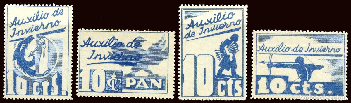 Sellos: Espa&ntilde;a - Auxilio Invierno - Edi * 4/7 - 10 cts.