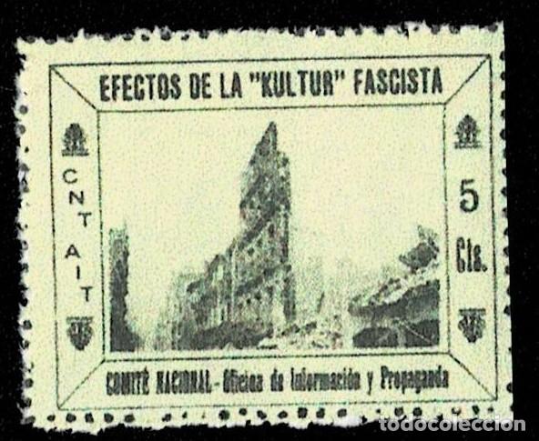 Sellos: NC-2600 Guerra Civil Vi&ntilde;eta Noruega en favor de la REPUBLICA G.G. n&ordm; 2612 Inscripcion en NORUEGO Sin