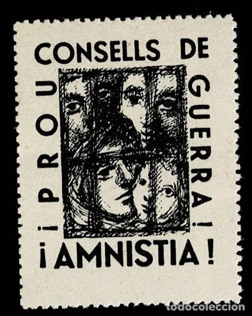 Sellos: NC-1750 Guerra Civil AMNIST&Iacute;A EDIFIL n&ordm; 2323 PROU CONSELLS DE GUERRA (AMNISTIA) Sin fijasellos