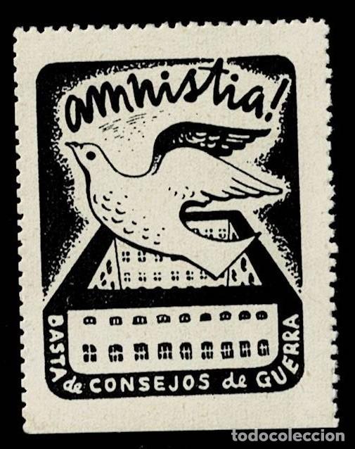 Sellos: NC-1750 Guerra Civil AMNIST&Iacute;A EDIFIL n&ordm; 2327 BASTA DE CONSEJOS DE GUERRA. AMNISTIA Sin fijasellos