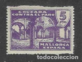 Sellos: MALLORCA,- 5 PTAS- CRUZADA CONTRA EL PARO-VER FOTOS