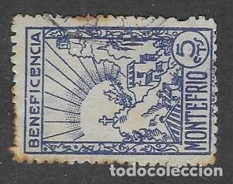 Sellos: MONTEFRIO-GRANADA-,- 5 CTS- BENEFICENCIA-VER FOTOS