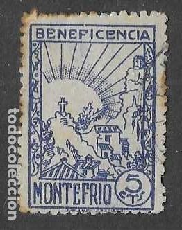 Sellos: MONTEFRIO-GRANADA-,- 5 CTS- BENEFICENCIA-VER FOTOS