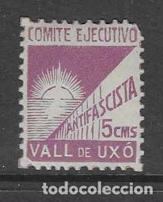 Sellos: VALL DE UXO.- 5 CTS- COMITE EJECUTIVO- VER FOTOS