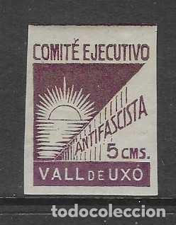 Sellos: VALL DE UXO.- 5 CTS- COMITE EJECUTIVO- VER FOTOS