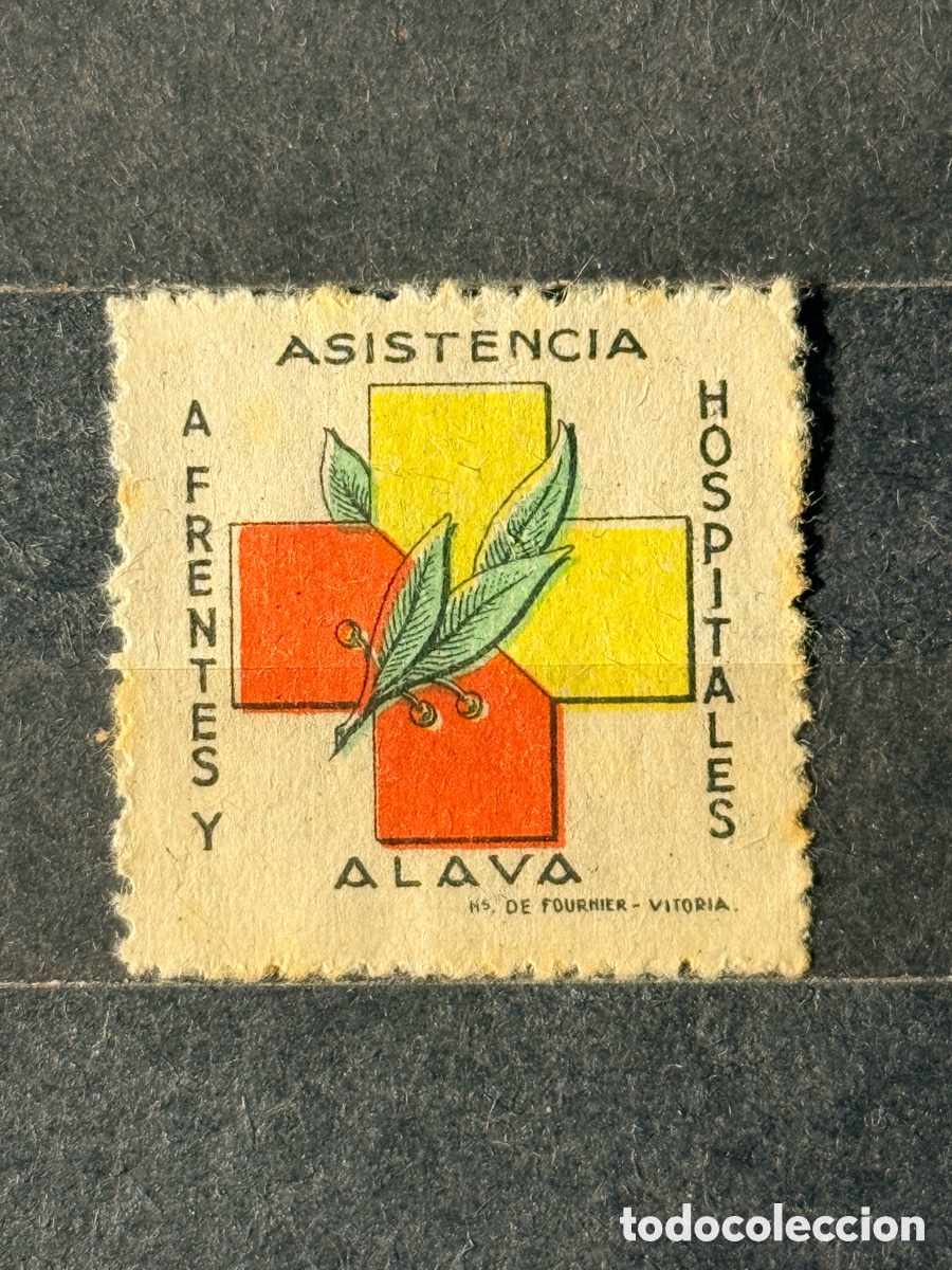 Sellos: Espa&ntilde;a. 1936/1939. Guerra Civil. Emisiones locales patri&oacute;ticas. &Aacute;lava. Fesofi 1. Nuevo **