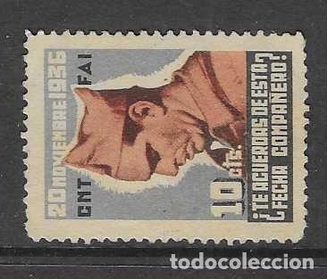 Sellos: VI&Ntilde;ETA.- 10 CTS.- DURRUTI -C.N.T. A,I.T.- VER FOTOS