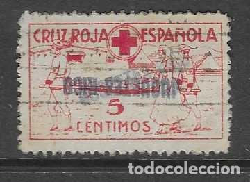 Sellos: VI&Ntilde;ETA.- 5 CTS.- CRUZ ROJA.- VER FOTOS