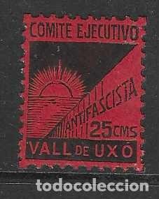 Sellos: VALL DE UXO.- 25 CTS- COMITE EJECUTIVO- VER FOTOS