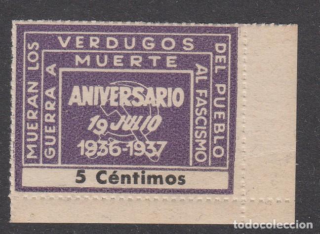 Sellos: GUERRA CIVIL VI&Ntilde;ETA MUERAN LOS VERDUGOS DEL PUEBLO GUERRA A MUERTE FASCISMO 5 CTMS. GG 2518