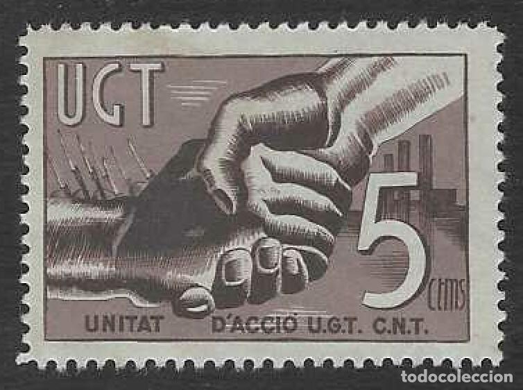 Sellos: U.G.T. UNITAT D'ACCI&Oacute; U.G.T.-C.N.T. ALLEPUZ 1033.