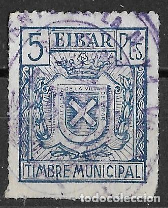 Sellos: Fiscal Timbre. EIBAR. Guipuzcoa- Euskadi. P. Vasco