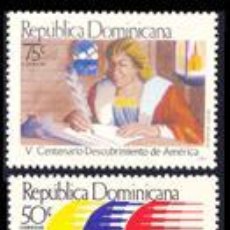 Sellos: DOMINICANA 1987 1015/18 4V. V REGATA ALMIRANTE CRISTOBAL COLON 