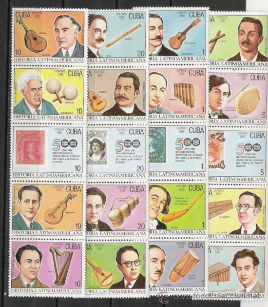Sellos: TEMA COLON GRAN SERIE DE CUBA - Foto 1