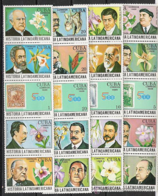 Sellos: TEMA COLON GRAN SERIE DE CUBA - Foto 1