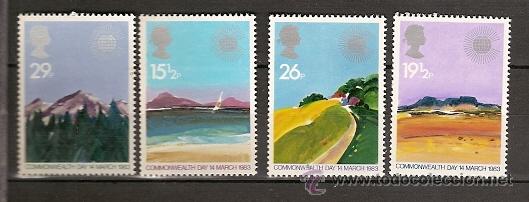 Sellos: Gran Breta&ntilde;a ** & Dia da Commonwealth 1983 (1071) - Foto 1