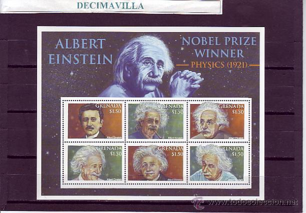 Sellos: GRENADA, ALBERT EINSTEIN, 2001, 4069/74, OTEM170 - Foto 1
