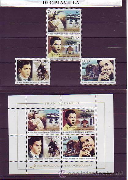 Sellos: CUBA, ERNESTO CHE GUEVARA, 2008 - Foto 1