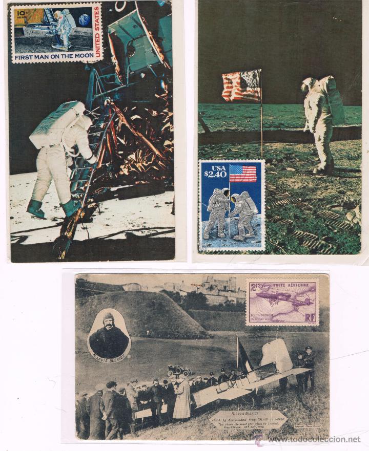 Sellos: CONJUNTO DE 3 POSTALES. EVENTOS HISTORICOS - Foto 1