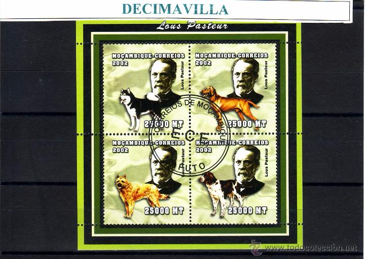 Sellos: L686, MOZAMBIQUE, 2002, LOUIS PASTEUR - Foto 1
