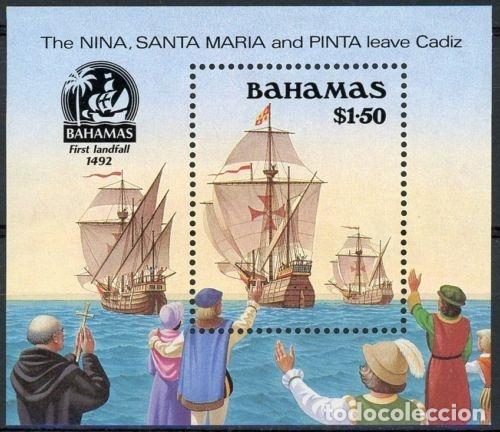 Sellos: Bahamas 1990 HB Ivert 58 *** 500º Aniversario Descubrimiento America por Cristobal Colon (III) - Foto 1 - 85735608