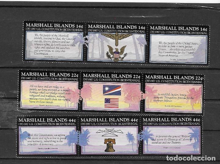Sellos: MARSHALL N&ordm; 147 AL 155 (**) - Foto 1