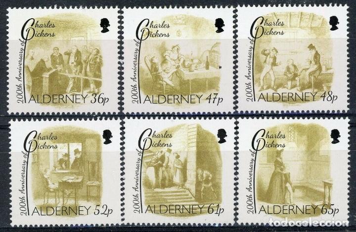 Sellos: Alderney 2012 Ivert 441/6 *** 200º Aniversario del Nacimiento de Charles Dickens - Foto 1 - 184036990