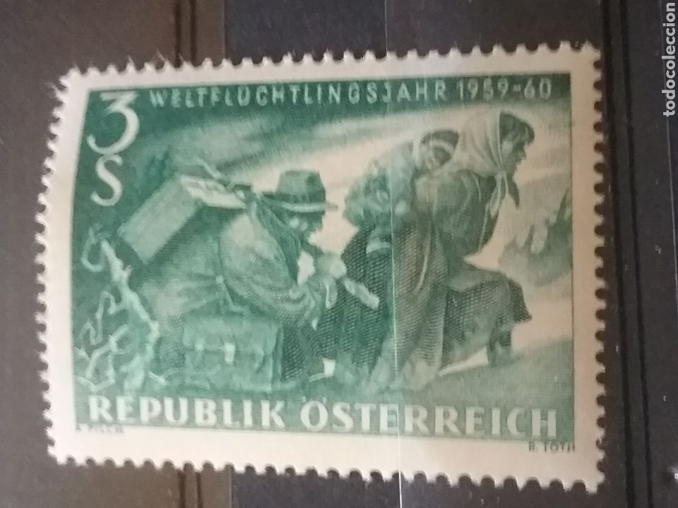 Francobolli: Sellos Austria (Osterreich) nuevos/1960/a&ntilde;o/intern./refugiado/militar/gente/monta&ntilde;a//