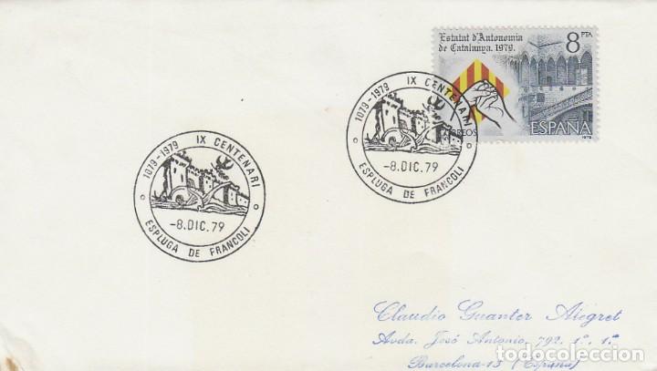 Sellos: A&Ntilde;O 1979, ESPLUGAS DE LLOBREGAT, 9&ordm; CENTENARIO - Foto 1