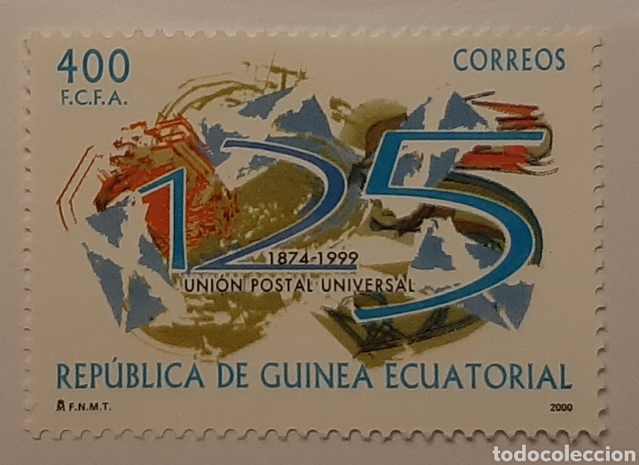 Sellos: Uni&oacute;n Postal. Guinea Ecuatorial 2000. MNH ** - Foto 1