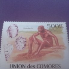 Selos: SELLO COMORAS (I. COMORES) NUEVO/2010/ HOMBRE/PREHISTORICO/AUSTRALOPITHECUS/SAPIENS/HABILIS/XILES/. Lote 319280923