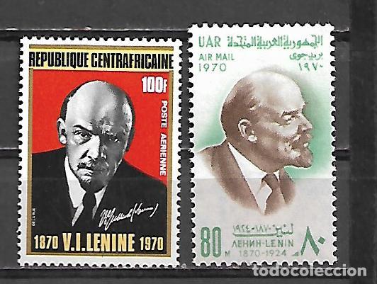Sellos: 2 SERIES NUEVAS PERFECTAS DEL TEMA LENIN - Foto 1
