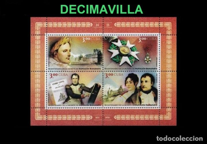 Selos: PRVR266. CUBA, 2021, NAPOLEON BONAPARTE