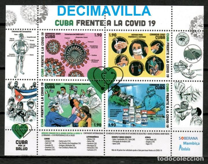 Sellos: OTEM266. CUBA, COVID 19, 2021