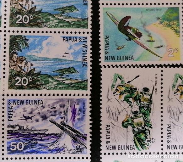 Sellos: PAPUA 1967 - BATALLA / PAC&Iacute;FICO - Foto 2
