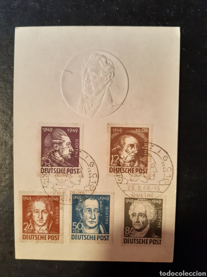 Sellos: Sellos Goethe bicentenario - Foto 1
