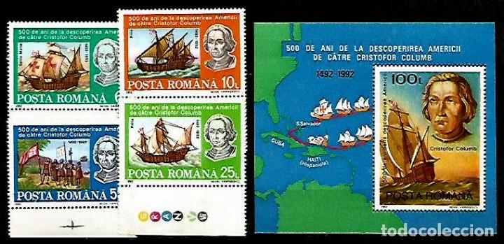 Sellos: RUMANIA 1992 COLON Y EL DESCUBRIMIENTO