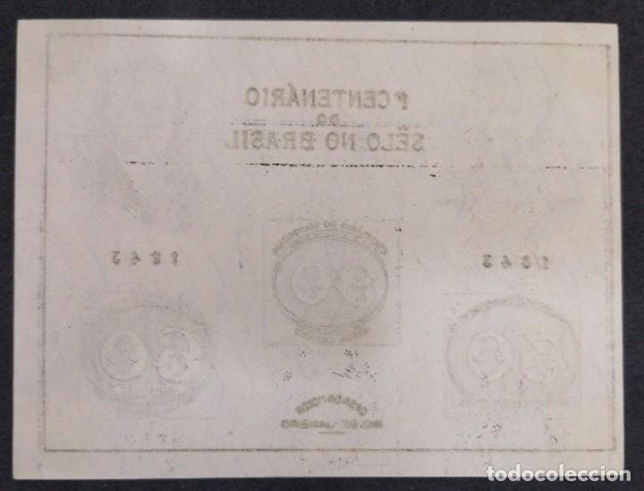 Sellos: BRASIL 1943 - HB. CENTENARIO DEL SELLO - Foto 2