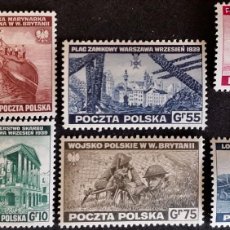 Sellos: POLONIA 1941 - EJÉRCITO POLACO .. Lote 400184244