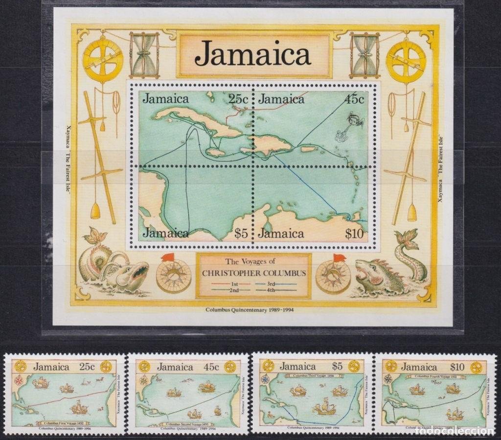 f-ex41878 jamaica mnh 1990 columbus discovery m - Buy Stamps about ...