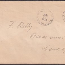 Sellos: F-EX48532 CHILE 1903 COLUMBUS STATIONERY CORONEL USED IN 1905.