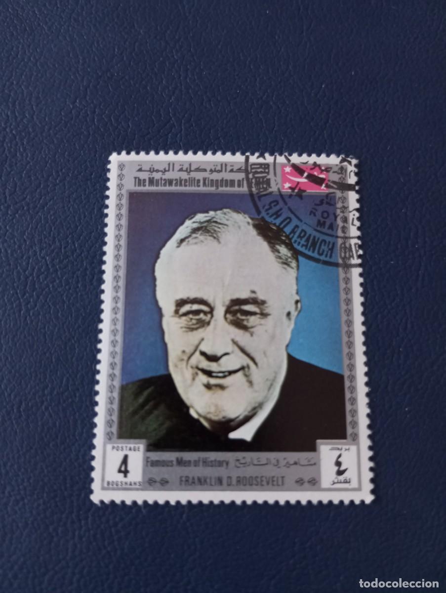 Sellos: FRANKLIN ROOSEVELT, PRESIDENTE DE LOS EEUU - Foto 1