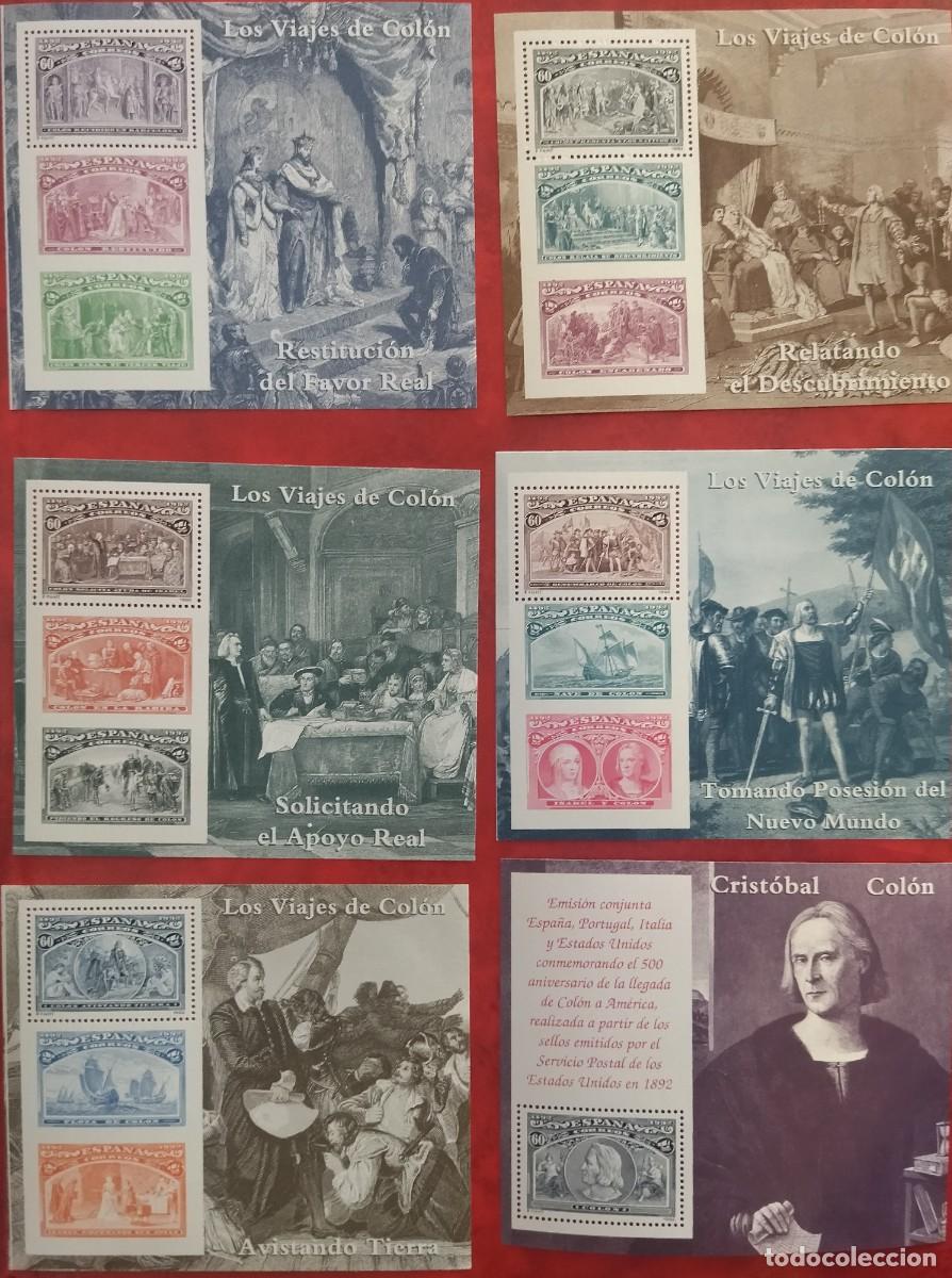 Sellos: Col&oacute;n - historia de los viajes - Foto 1