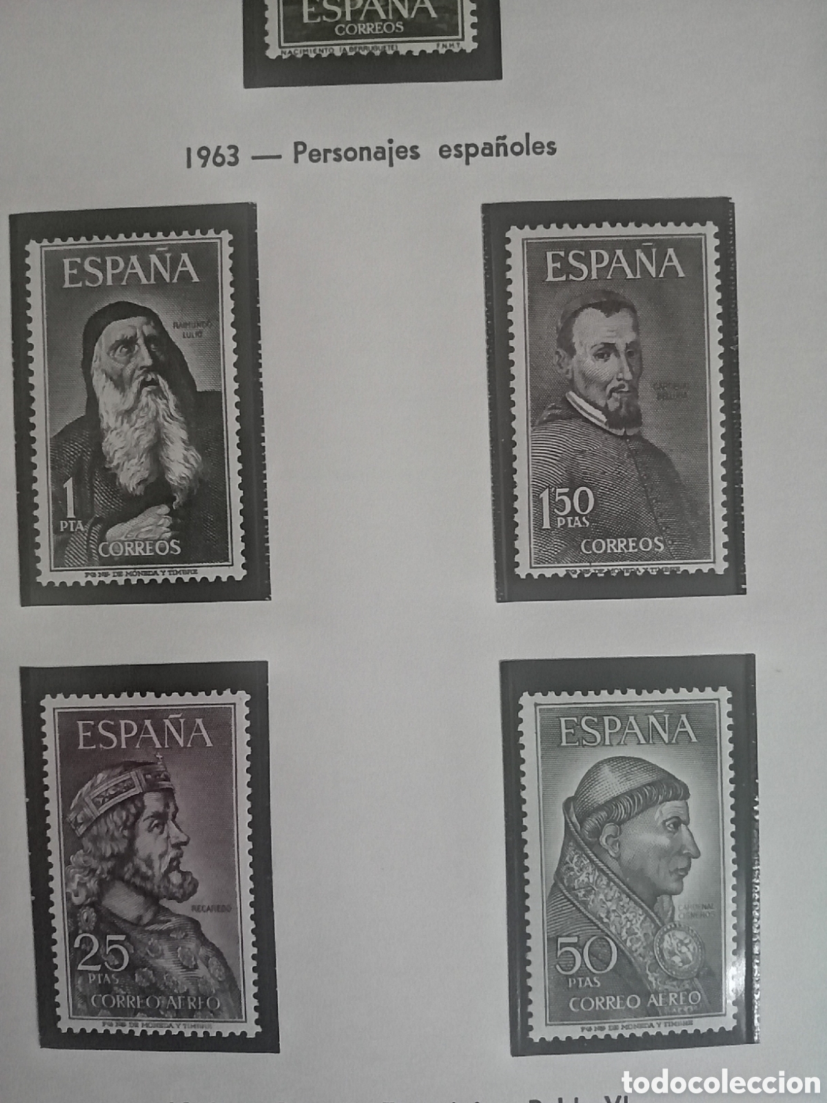 Sellos: Personajes espa&ntilde;oles 1963