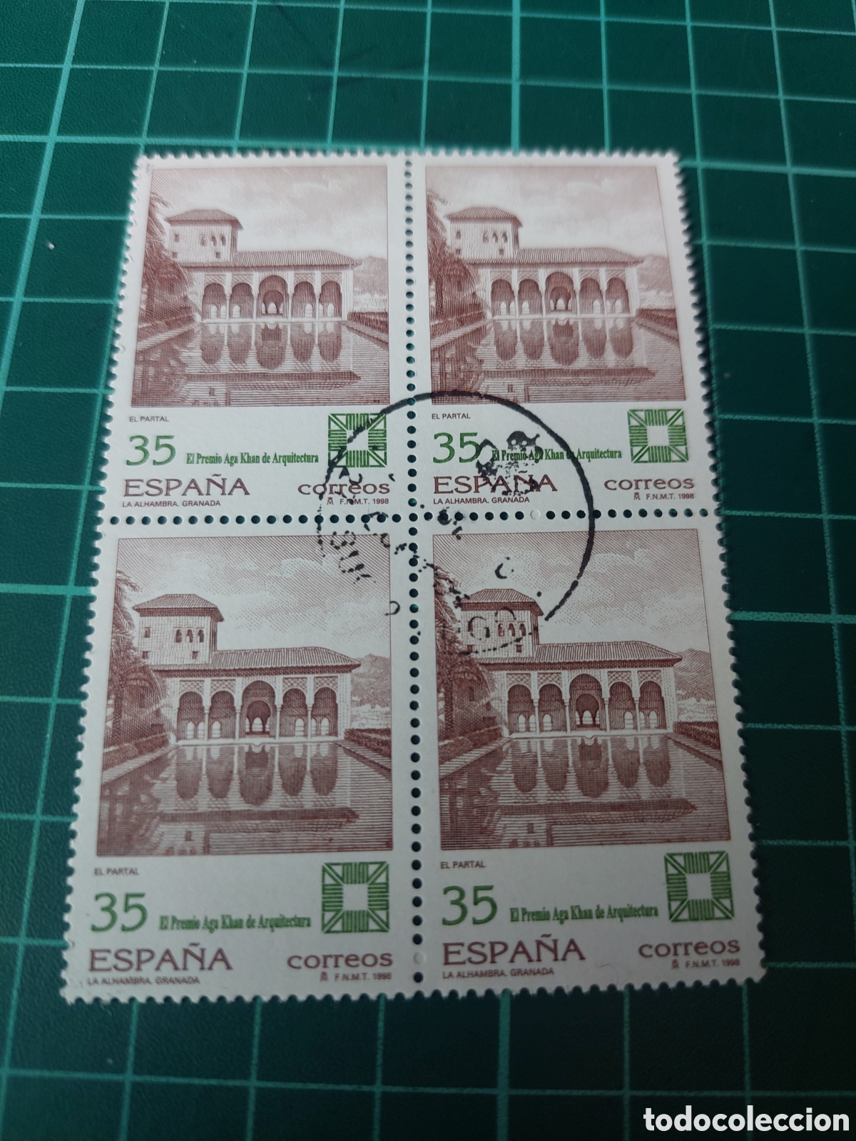 Sellos: 3588 edifil 1998 alhambra de Granada arquitectura bloque cuatro usados o nuevos solicita faltas Espa