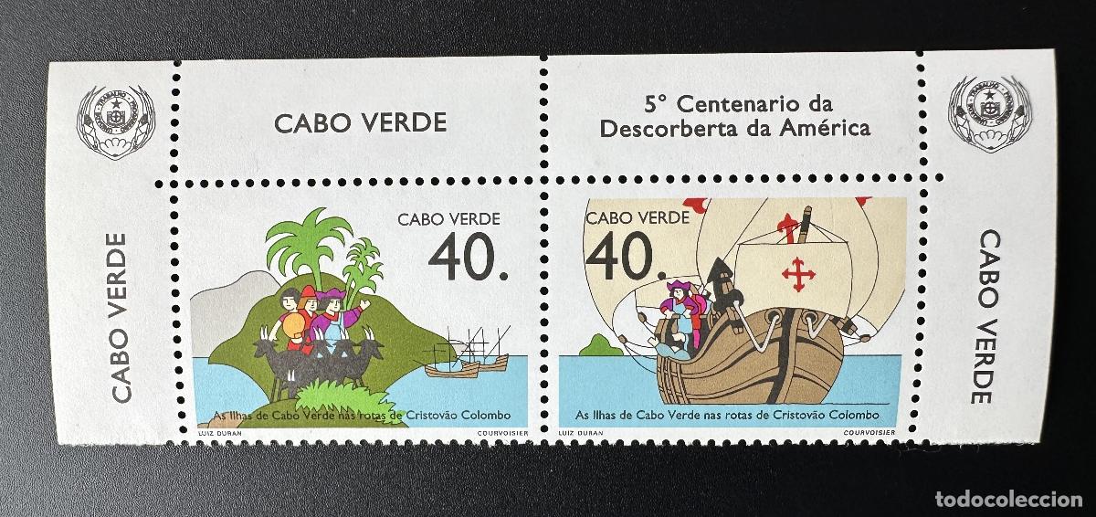 Sellos: Cabo Verde 1992 Mi. 631 - 632 Cristovao Colombo Crist&oacute;bal Col&oacute;n