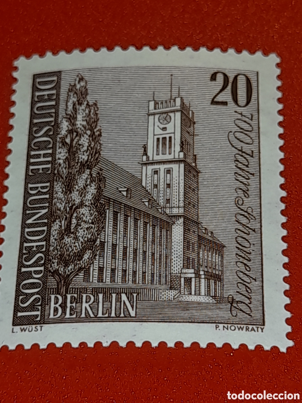 Sellos: Sellos Alemania, Berl&iacute;n nuevo 1964. Monumentos. Arquitectura. Arte. Puerta. Castillo. Torre. Histori
